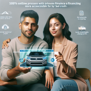 Carvana: 100% online process with in-house financing more accessible for bad credit.