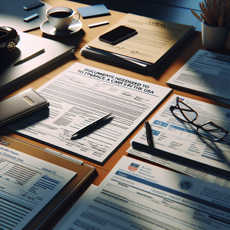Documents Needed to Finance a Car in the USA