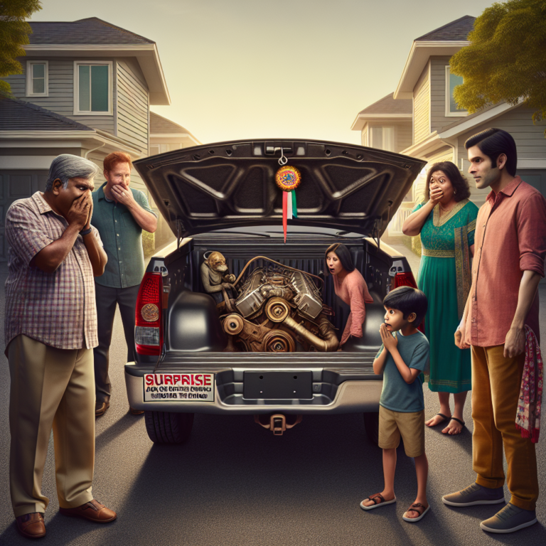 Family Buys Used Pickup and Finds Shocking Secret Inside the Engine