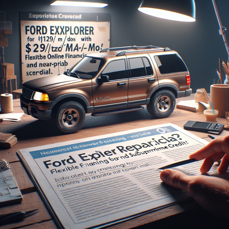 Ford Explorer 2004 for $129/mo with Westlake Financial? Flexible online financing for near-prime and subprime credit.