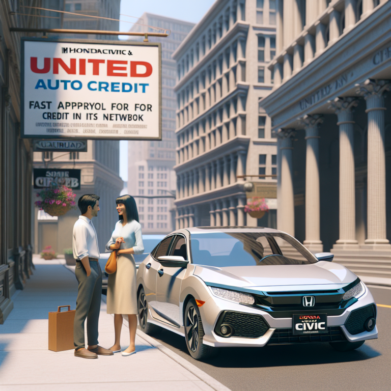 Honda Civic & United Auto Credit: Fast approval for non-ideal credit in its network.