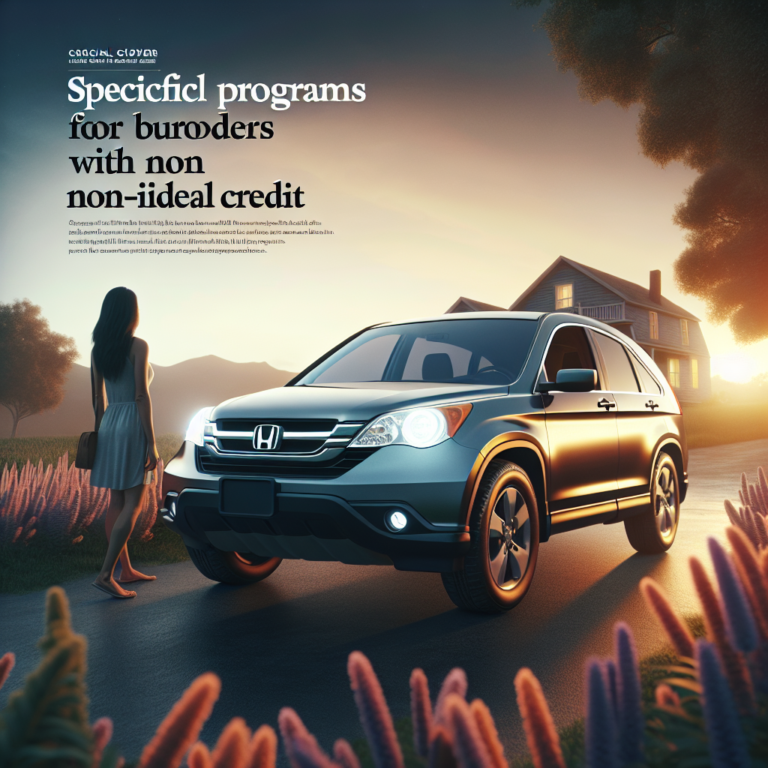 Honda CR-V 2006 for $144/mo with Ally Financial? Specific programs for borrowers with non-ideal credit.