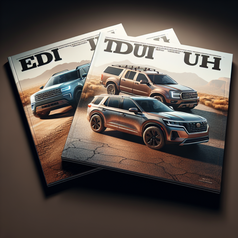 SUV, Truck, or Sedan? Choosing the Right Vehicle for Your Needs