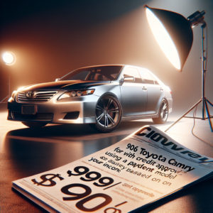 Toyota Camry 2006 for $99/mo with Credit Acceptance? High approval using a payment model based on your income.