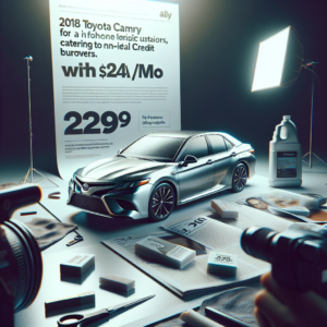 Toyota Camry 2018 for $279/mo with Ally Financial? Specific programs for borrowers with non-ideal credit.