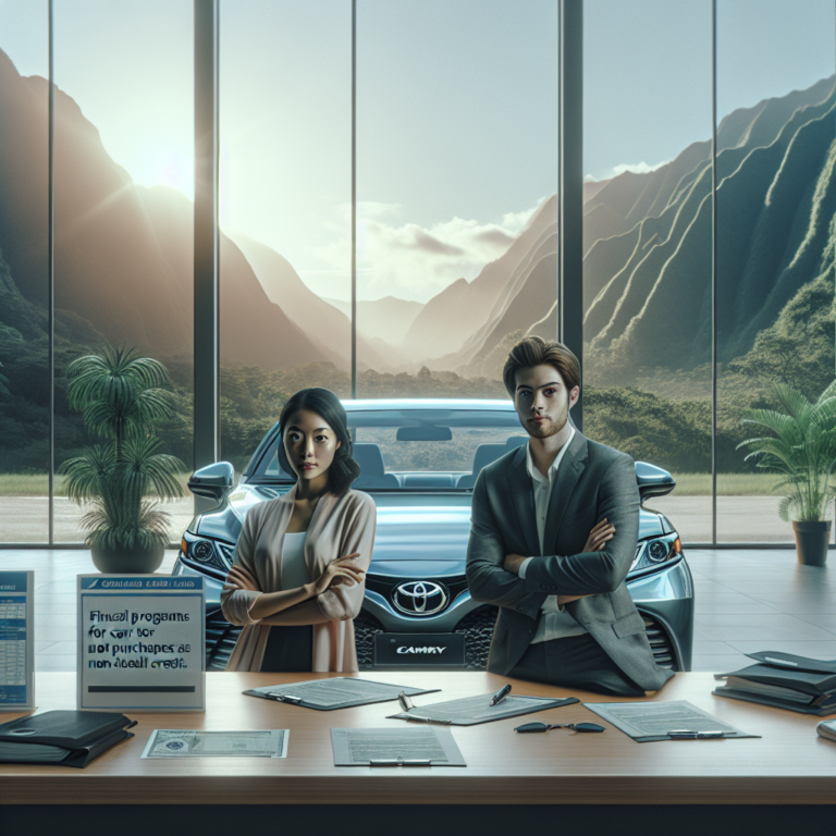 Toyota Camry & Ally Financial: Specific programs for borrowers with non-ideal credit.