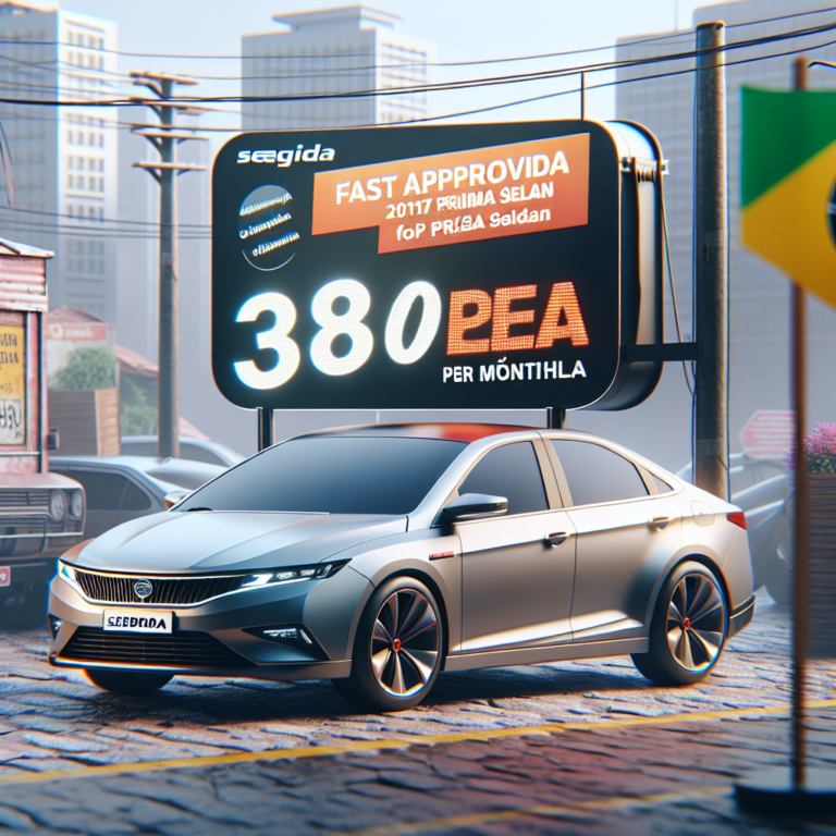 Aprovação rápida Prisma 2017 sedã por 380 mensais onde achar?