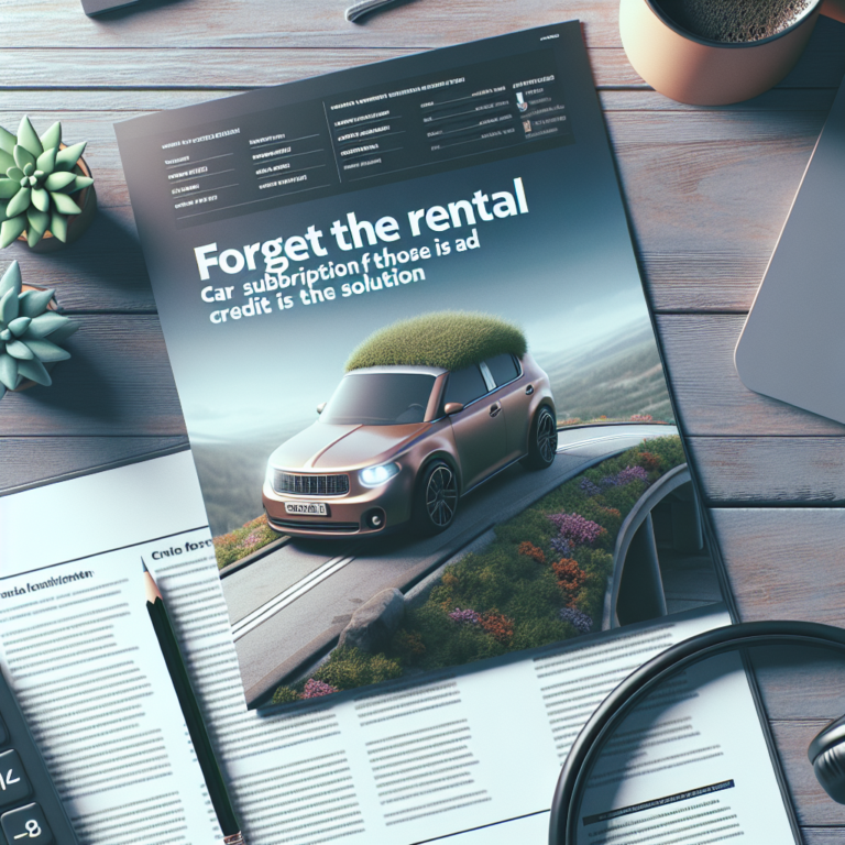 Esqueça a Locadora: Assinatura de Carro para Negativados é a Solução (Kovi, Movida e outras)